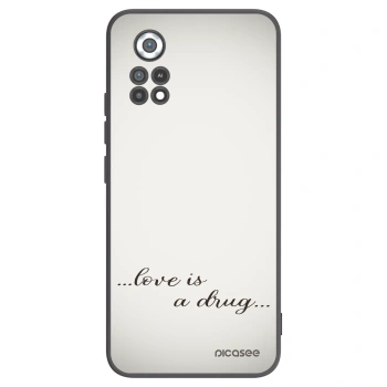 Picasee silikonový černý obal pro Xiaomi Poco X4 Pro 5G - Love is a drug