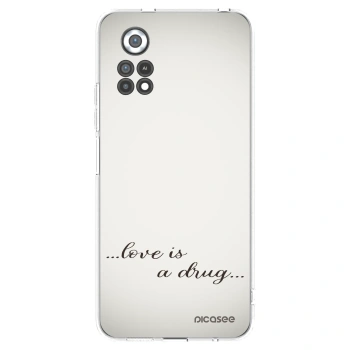 Picasee silikonový průhledný obal pro Xiaomi Poco X4 Pro 5G - Love is a drug