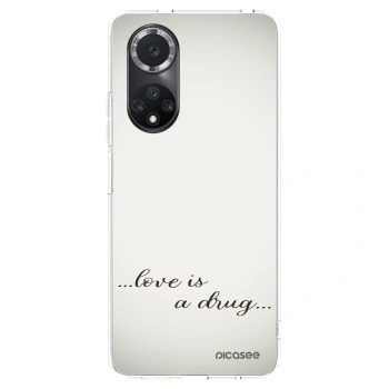 Picasee silikonový průhledný obal pro Huawei Nova 9 SE - Love is a drug