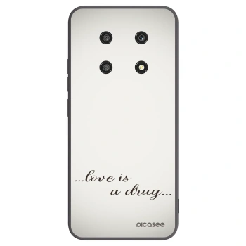 Picasee silikonový černý obal pro Honor Magic4 Lite 5G - Love is a drug