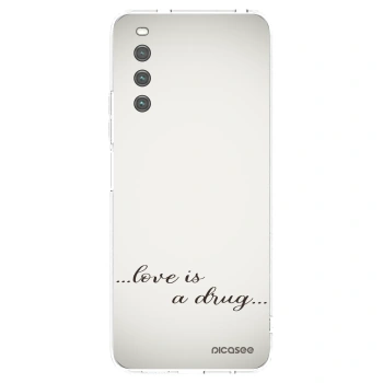 Picasee silikonový průhledný obal pro Sony Xperia 10 IV 5G - Love is a drug