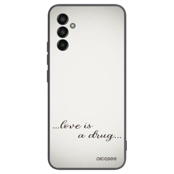 Picasee silikonový černý obal pro Samsung Galaxy M13 M135F - Love is a drug