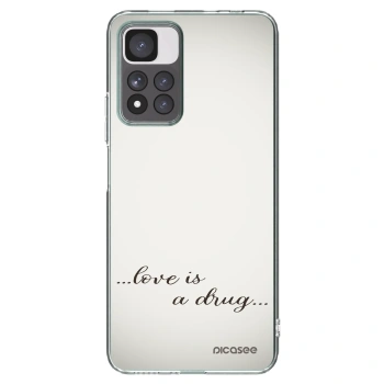 Picasee silikonový průhledný obal pro Xiaomi Redmi Note 11 Pro+ 5G - Love is a drug