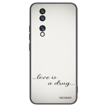 Picasee silikonový černý obal pro Honor 70 - Love is a drug