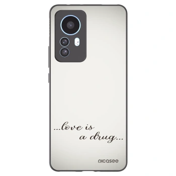 Picasee silikonový černý obal pro Xiaomi 12T Pro - Love is a drug