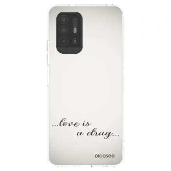 Picasee silikonový průhledný obal pro OPPO A94 5G - Love is a drug