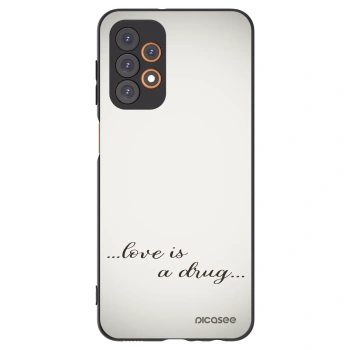 Picasee silikonový černý obal pro Samsung Galaxy A23 A236B 5G - Love is a drug