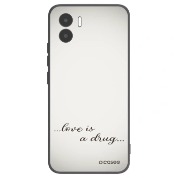 Picasee silikonový černý obal pro Xiaomi Redmi A1 - Love is a drug