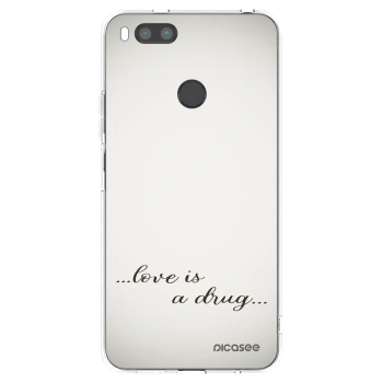 Picasee silikonový průhledný obal pro Xiaomi Redmi A1 - Love is a drug