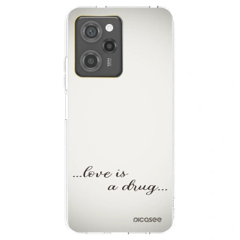 Picasee silikonový průhledný obal pro Xiaomi Poco X5 Pro - Love is a drug
