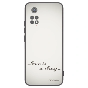 Picasee silikonový černý obal pro Xiaomi Redmi Note 11S 5G - Love is a drug