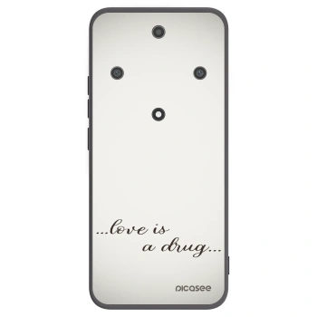 Picasee silikonový černý obal pro Honor Magic5 Lite 5G - Love is a drug