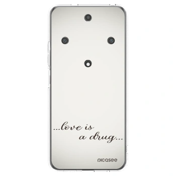 Picasee silikonový průhledný obal pro Honor Magic5 Lite 5G - Love is a drug