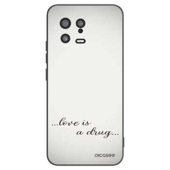 Picasee silikonový černý obal pro Xiaomi 13 - Love is a drug