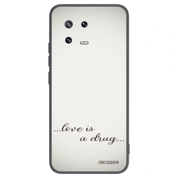 Picasee silikonový černý obal pro Xiaomi 13 Pro - Love is a drug