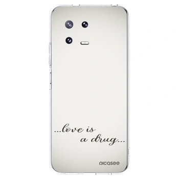 Picasee silikonový průhledný obal pro Xiaomi 13 Pro - Love is a drug