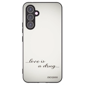 Picasee silikonový černý obal pro Samsung Galaxy A54 5G A546B - Love is a drug