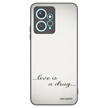 Picasee silikonový černý obal pro Xiaomi Redmi Note 12 4G - Love is a drug