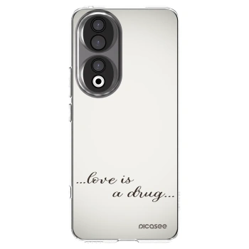 Picasee silikonový průhledný obal pro Honor 90 5G - Love is a drug