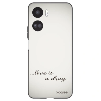 Picasee silikonový černý obal pro Honor 90 Lite 5G - Love is a drug