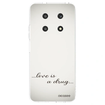 Picasee silikonový průhledný obal pro Honor Magic4 Lite 5G - Love is a drug