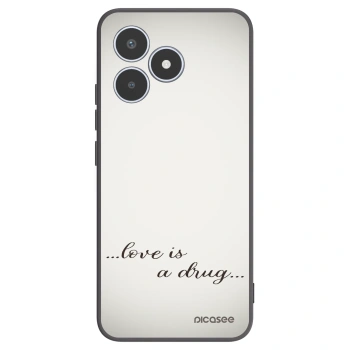 Picasee silikonový černý obal pro Realme C53 - Love is a drug