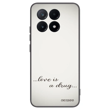 Picasee silikonový černý obal pro Xiaomi Poco X6 Pro - Love is a drug