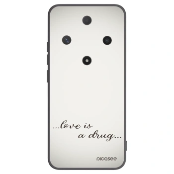 Picasee silikonový černý obal pro Honor Magic6 Lite 5G - Love is a drug