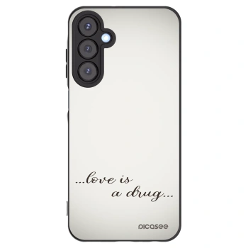 Picasee silikonový černý obal pro Samsung Galaxy A25 A256B 5G - Love is a drug