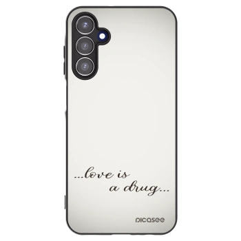 Picasee silikonový černý obal pro Samsung Galaxy A15 A155F 4G - Love is a drug