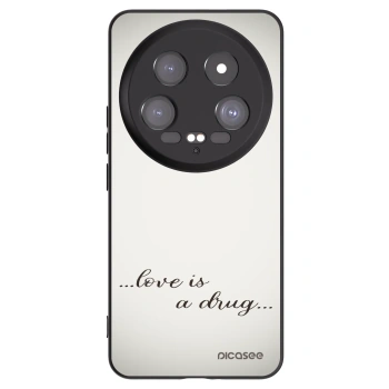 Picasee silikonový černý obal pro Xiaomi 14 Ultra - Love is a drug