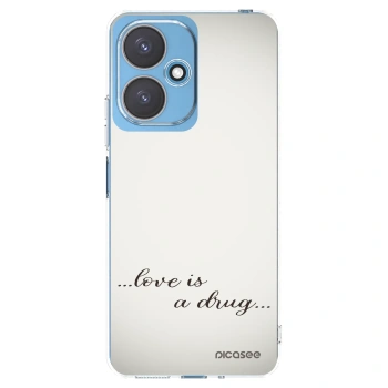 Picasee silikonový průhledný obal pro Xiaomi Redmi 13C 5G - Love is a drug