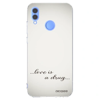 Picasee silikonový průhledný obal pro Huawei P Smart 2019 - Love is a drug