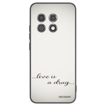 Picasee silikonový černý obal pro OnePlus 11 5G - Love is a drug