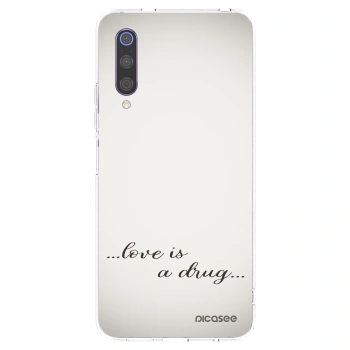 Picasee silikonový průhledný obal pro Xiaomi Mi 9 - Love is a drug