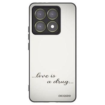 Picasee silikonový černý obal pro Xiaomi 14T - Love is a drug