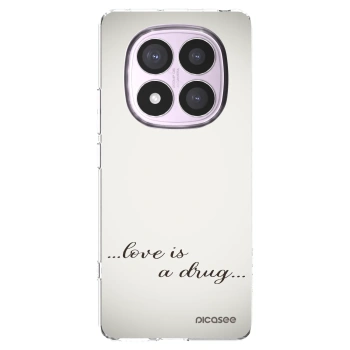 Picasee silikonový průhledný obal pro Xiaomi Redmi Note 14 Pro 5G - Love is a drug