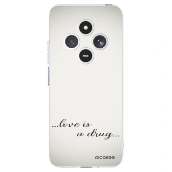 Picasee silikonový průhledný obal pro Xiaomi Redmi 14C - Love is a drug