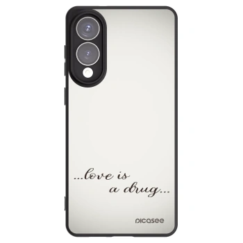 Picasee silikonový černý obal pro Samsung Galaxy S25 Edge 5G - Love is a drug