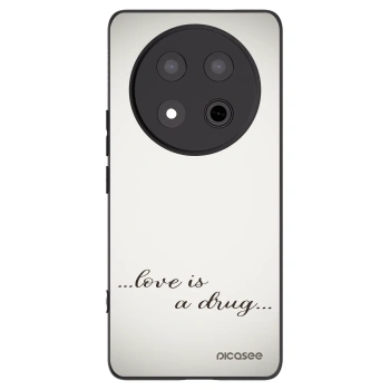 Picasee silikonový černý obal pro Honor Magic7 Lite 5G - Love is a drug