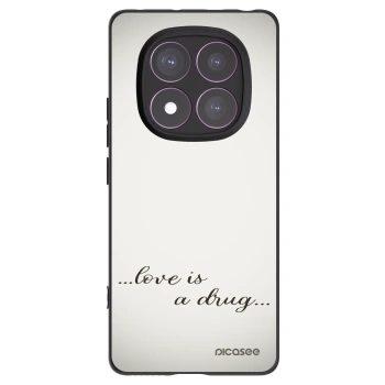Picasee silikonový černý obal pro Xiaomi Redmi Note 14 Pro 4G - Love is a drug