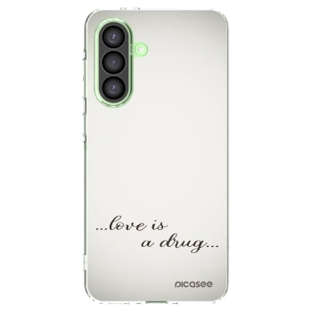 Picasee silikonový průhledný obal pro Samsung Galaxy A26 5G A266B - Love is a drug