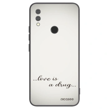 Picasee silikonový černý obal pro Xiaomi Redmi Note 7 - Love is a drug