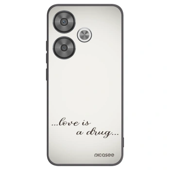 Picasee silikonový černý obal pro Xiaomi Poco F6 - Love is a drug