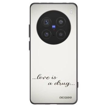 Picasee silikonový černý obal pro Vivo X200 Pro - Love is a drug