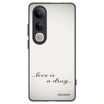 Picasee silikonový černý obal pro Vivo V50 Lite 5G - Love is a drug