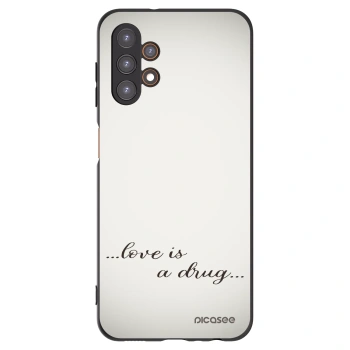 Picasee silikonový černý obal pro Samsung Galaxy A13 5G - Love is a drug