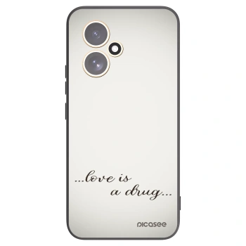 Picasee silikonový černý obal pro Honor 400 5G - Love is a drug