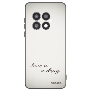 Picasee silikonový černý obal pro OnePlus 13 5G - Love is a drug