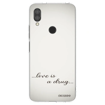 Picasee silikonový průhledný obal pro Xiaomi Redmi 7 - Love is a drug